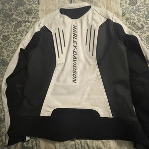Leather Harley Davidson riding jacket